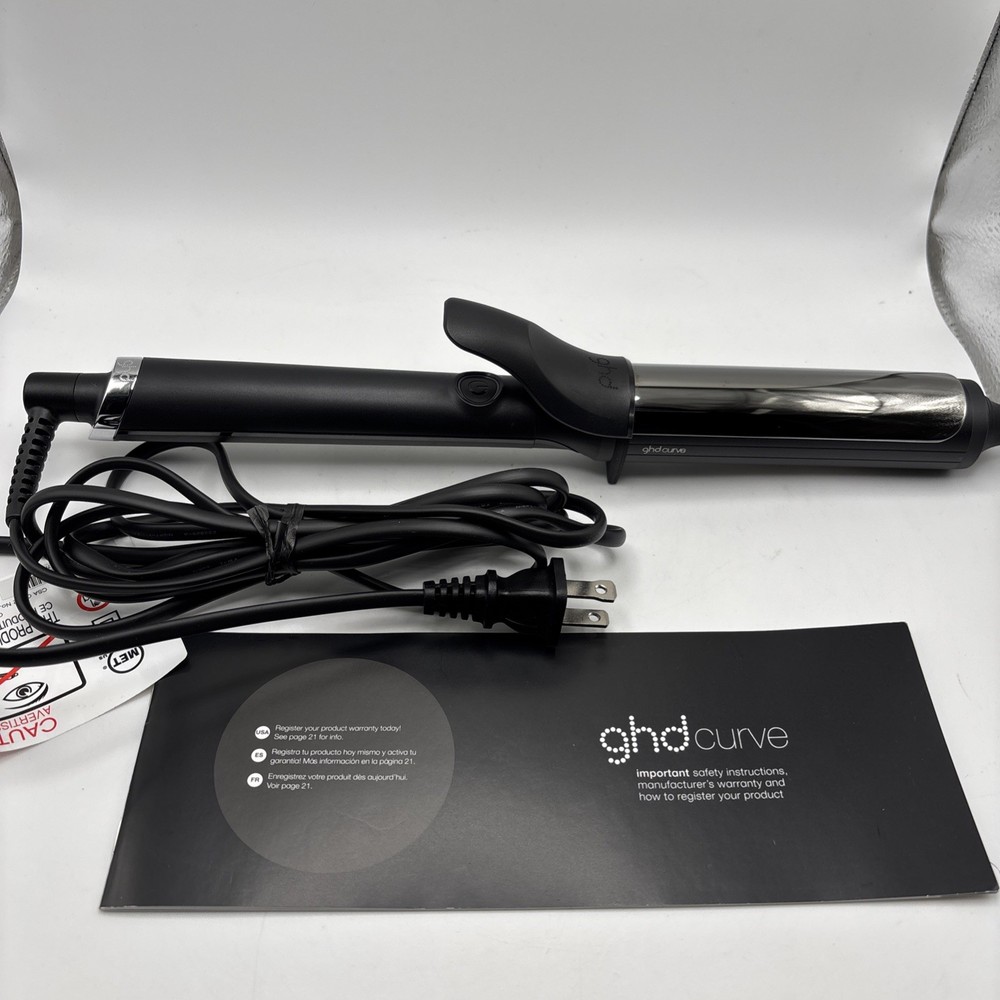 ghd Curve Soft Curl Tong Curling Iron 1.25” 365°F | Model CLT322 | Tested