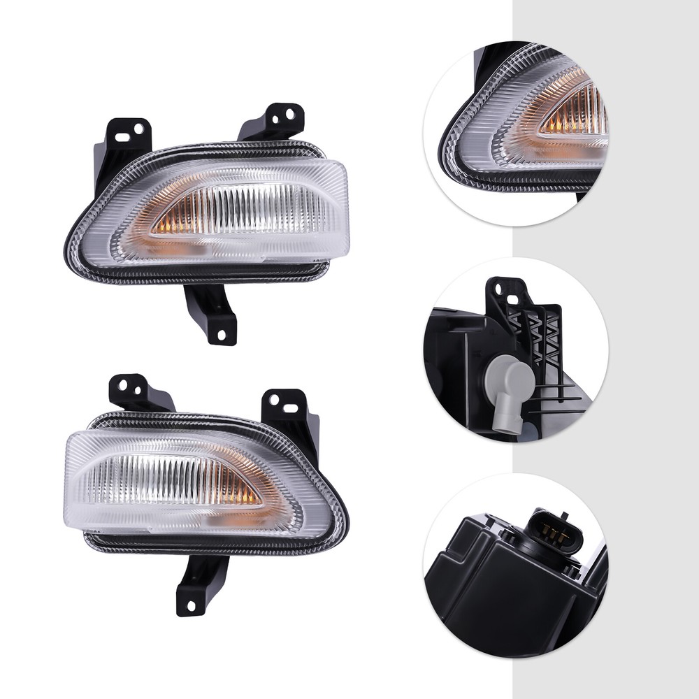 Bumper Parking Turn Signal Light Fog Lamps For Jeep Renegade 2015-2018 LH&RH NEW