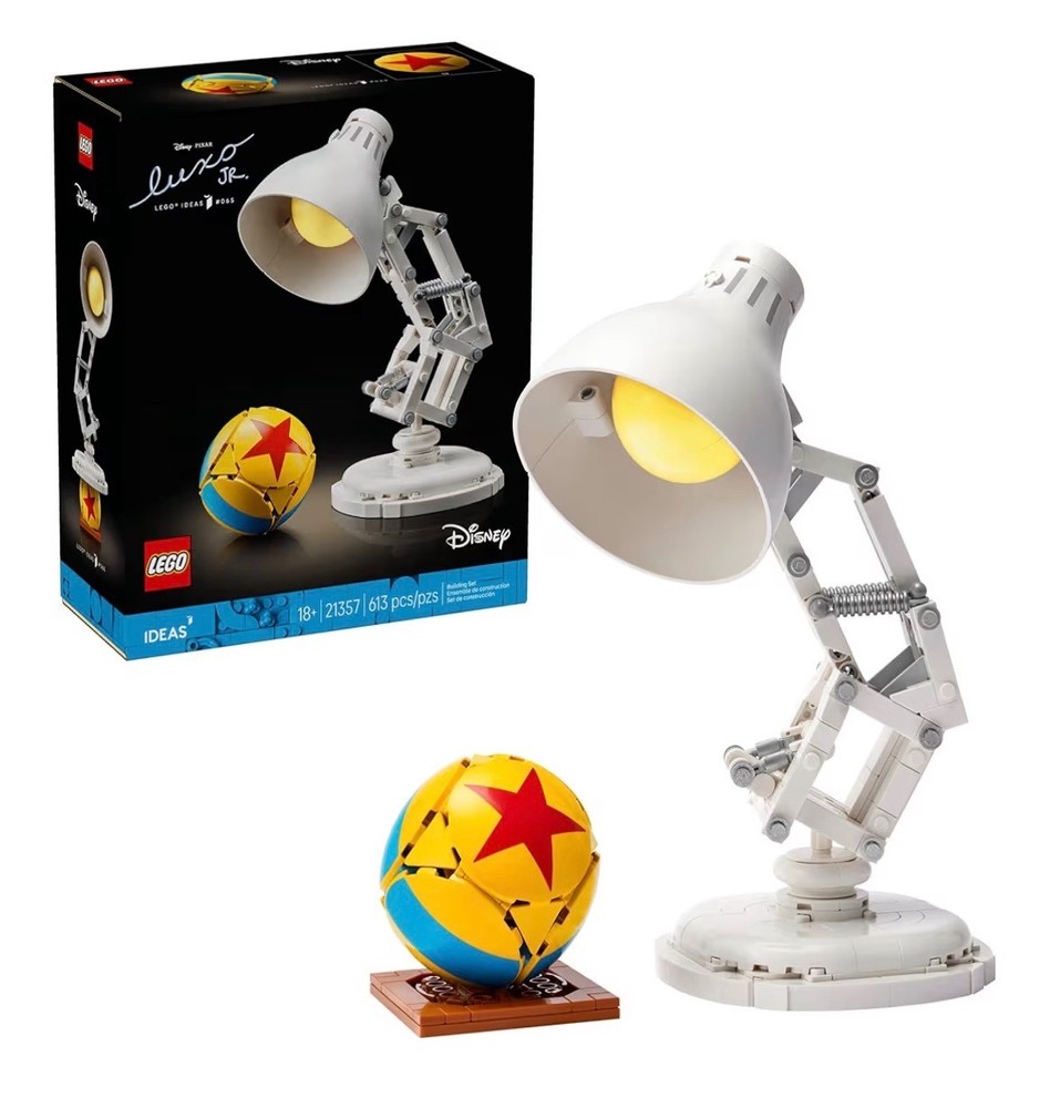 LEGO Ideas Disney Pixar Luxo Jr. - Room Decor and Building Set for Adults - Offi