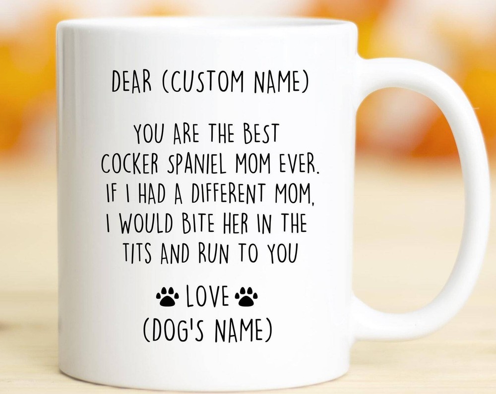 Cocker Spaniel Mom Birthday Gift Merry Cocker Christmas Mom Cocker Mom Valentine