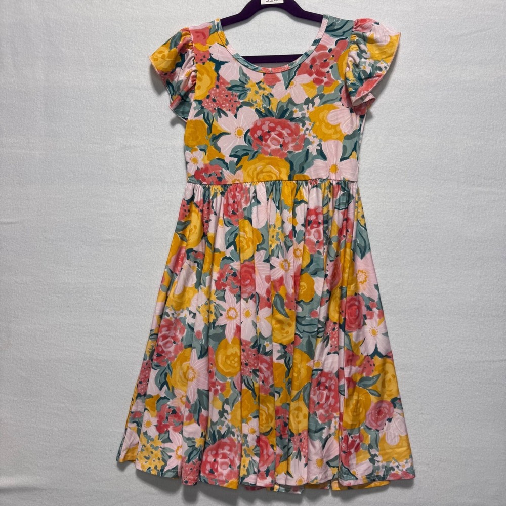 Floral Print Girls Dress Size 8/10 by DotDotSmile NWT