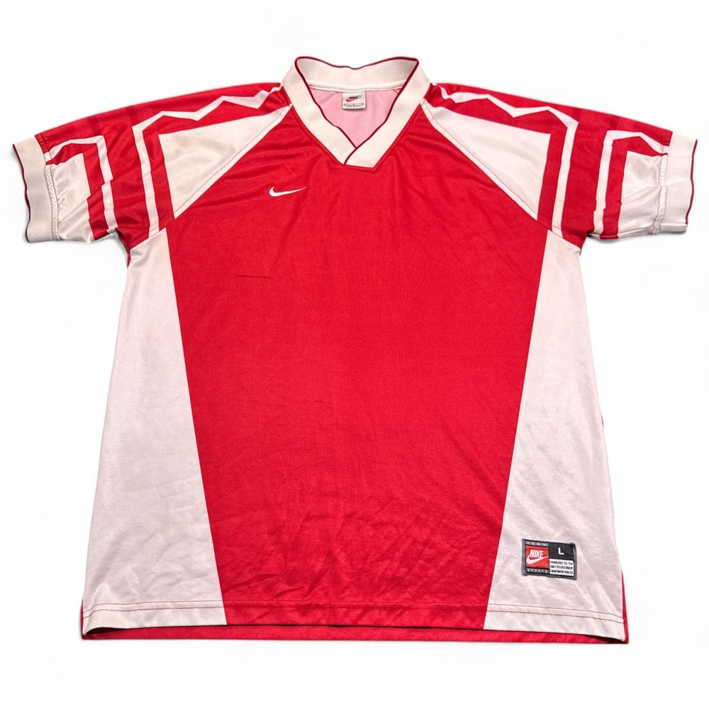 Vintage 90s Nike Sportswear Soccer Football Jersey Mens Size Large Made in USA