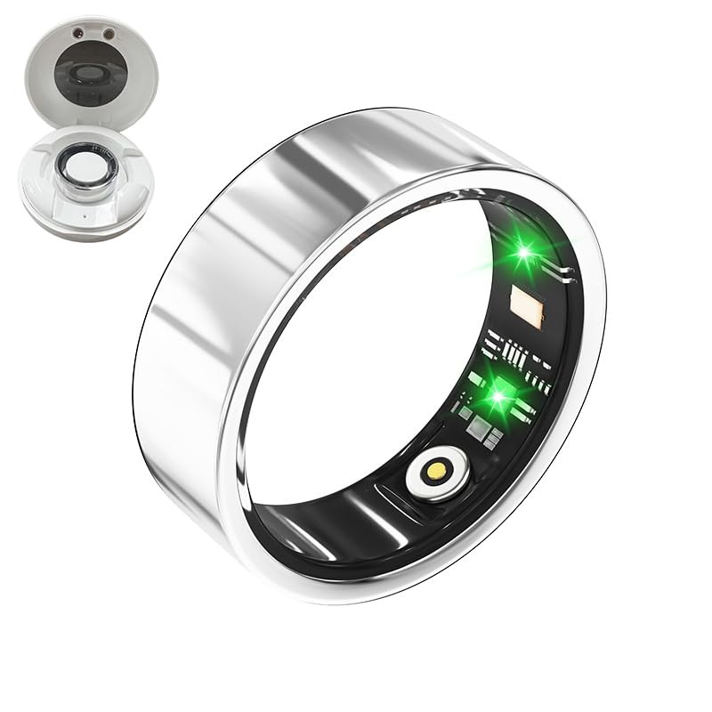 Smart Ring for Men Women with Sleep/Heart Rate/Blood Pressure/Sleep/Blood Oxy...