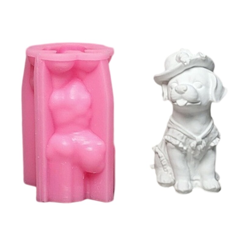 3D Dog Silicone Molds for Resin Casting and Plaster Crafts