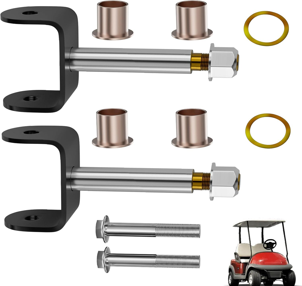 Club Car Precedent 2004-Up Golf Cart King Pin Repair Kit for Gas & Electric Models  