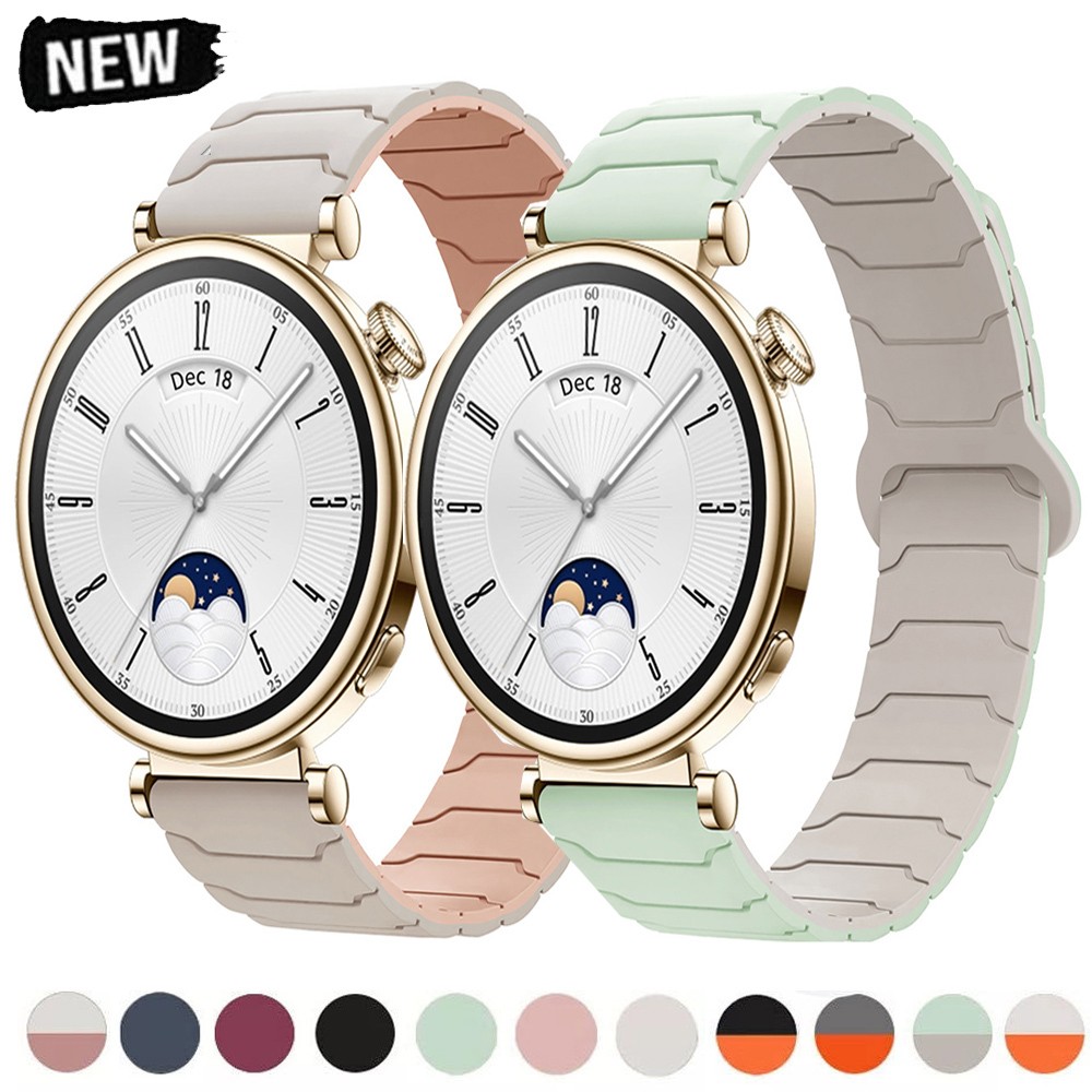 Replacement For Huawei Watch GT4 GT5 Pro 41mm/42mm Silicone Magnetic Strap Band