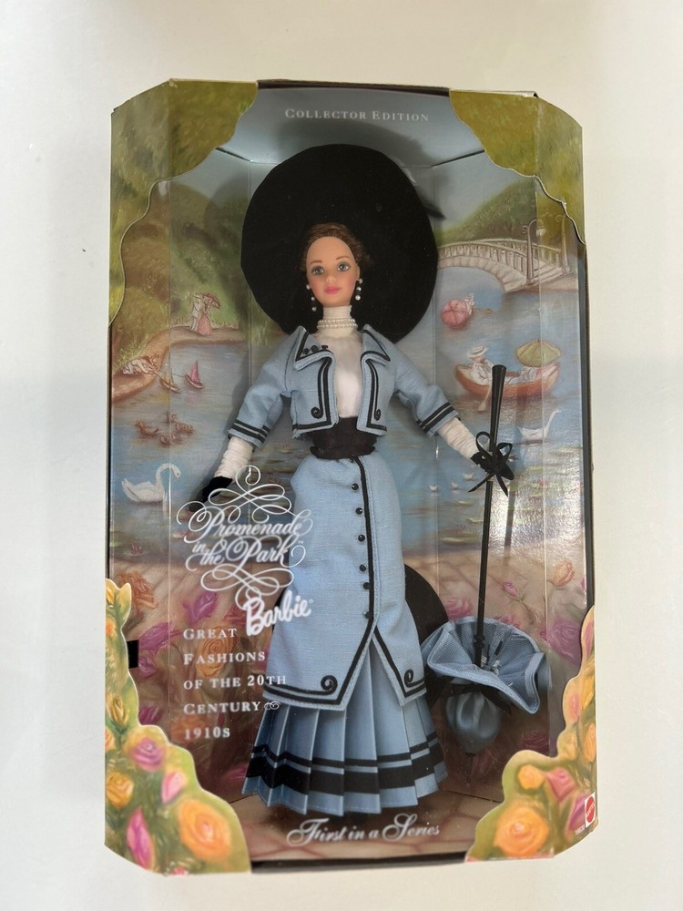 Vintage 1997 Mattel Barbie Promenade in the Park Fashion Doll