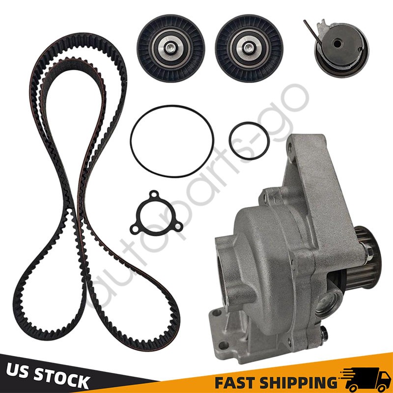 Timing Belt Kit w/ Water Pump & Tensioner For 2005-2006 Jeep Liberty 2.8L Diesel
