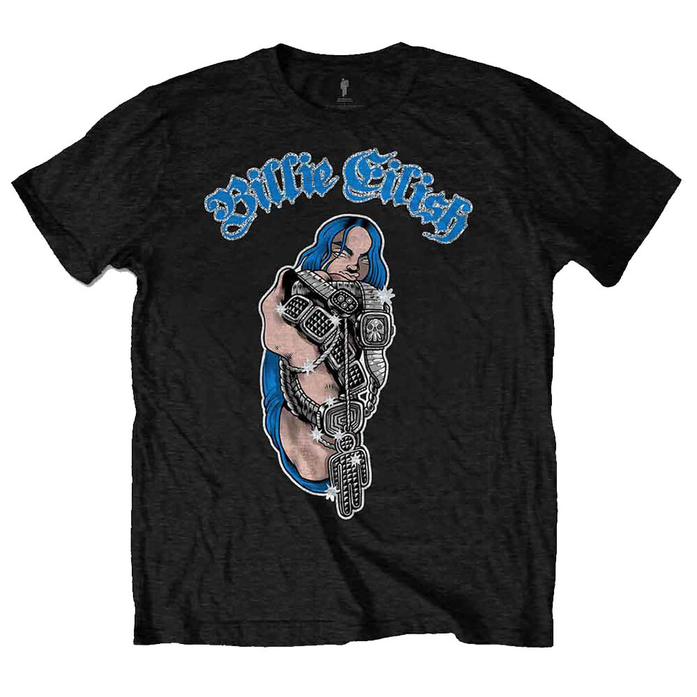 Billie Eilish Bling Logo Graphic T-Shirt for Fans