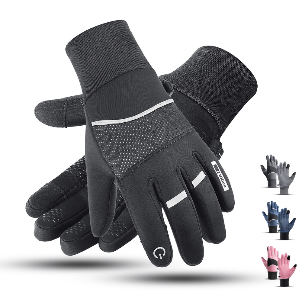 Winter Cycling Gloves Touchscreen Warm Biking Mittens for Riding Bicycle Hiking