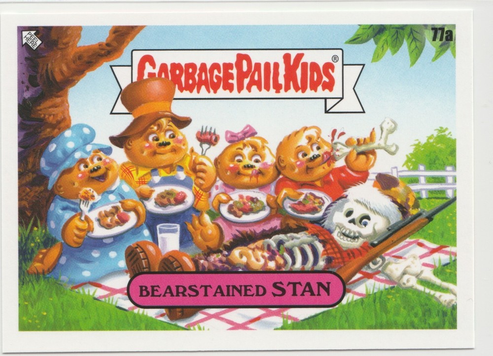Bearstained Stan #77a Garbage Pail Kids GPK 2022 Book Worms Trading Card