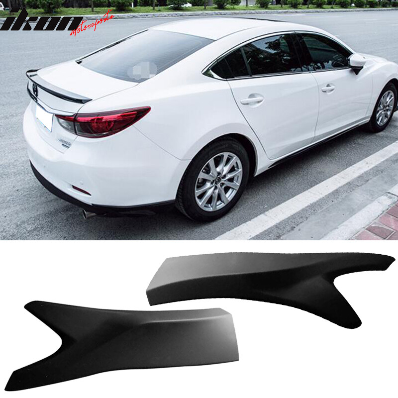 Clearance Sale Fits 14-17 Mazda 6 2PCS Rear Bumper Lip Diffuser Splitter Aprons-image