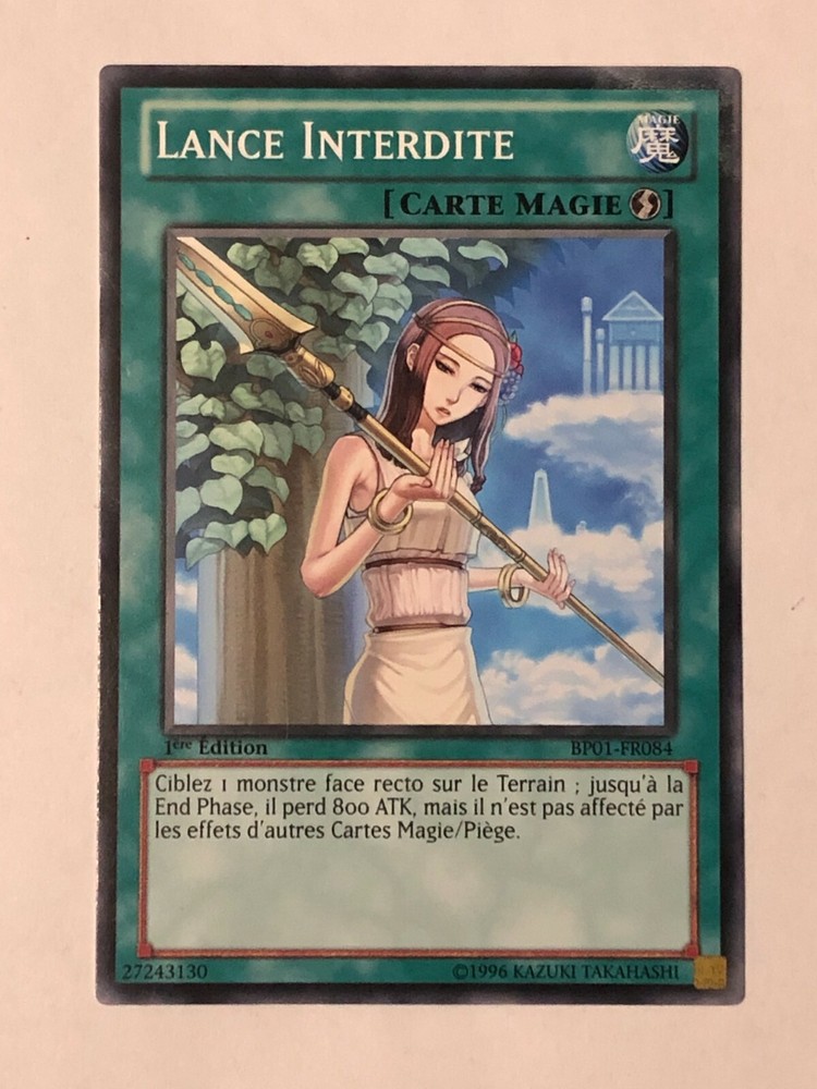 Yu-Gi-Oh Card - JCC - Forbidden Spear - BP01-FR084