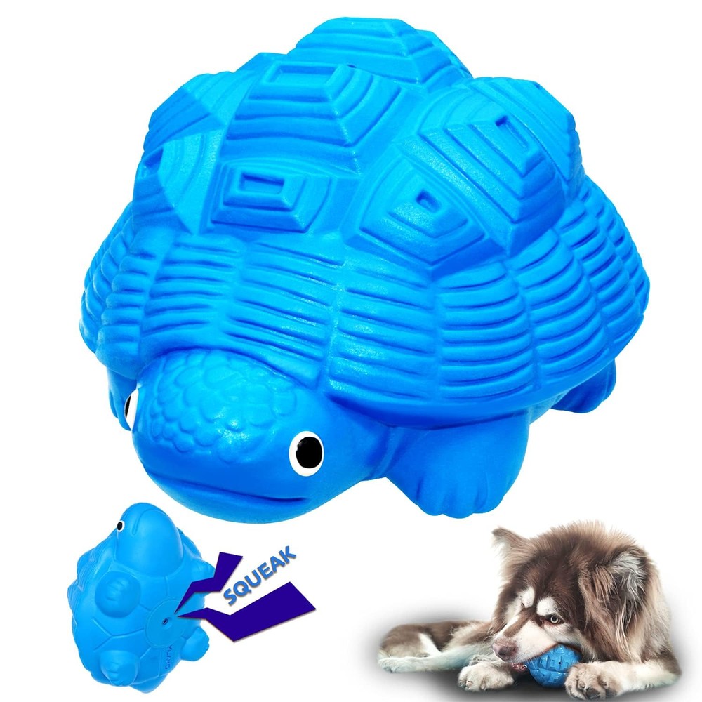 Dog Squeaky Chew Toys - Indestructible & Tough for Aggressive Chewers, Durabl...