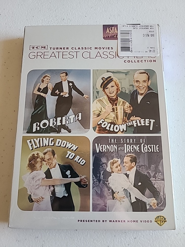 Astaire and Rogers Volume Two - 2011 TCM Classic 30's Films 4 Movie Box Set NEW*