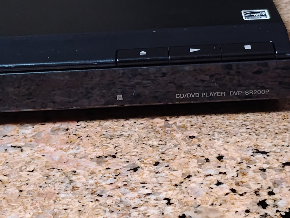 Sony DVP-SR200P DVD Player Tested Working Without Remote