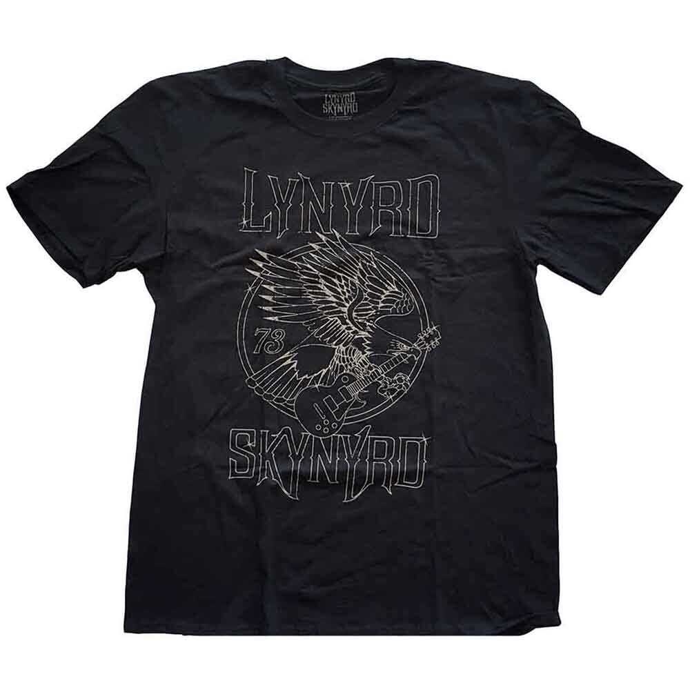 Lynyrd Skynyrd 73 Eagle Vintage Guitar Rock Band T-Shirt