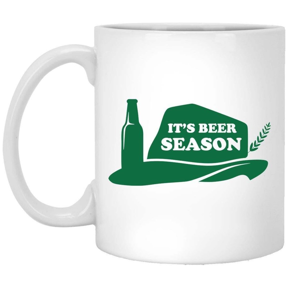 Funny Beer Season Mug Gift For Him And Her Coffee Or Beer Lovers