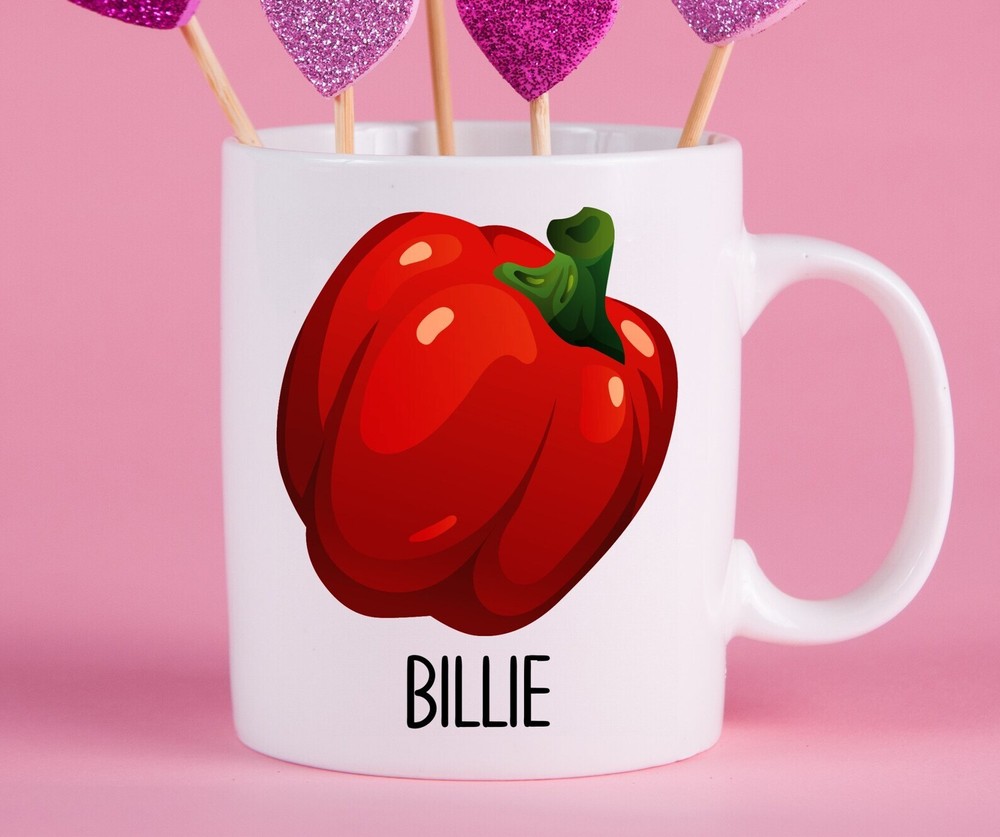 Personalized Red Pepper Mug Red Pepper Gift Ideas Red Pepper Cup Gifts For Red