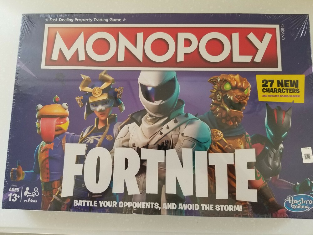 Monopoly Fortnite Board Game New Factory Sealed
