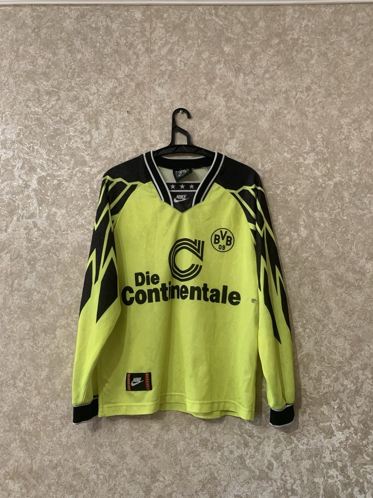 Borussia Dortmund BVB 1994/95 Vintage Football Shirt Jersey medium Long Sleeve