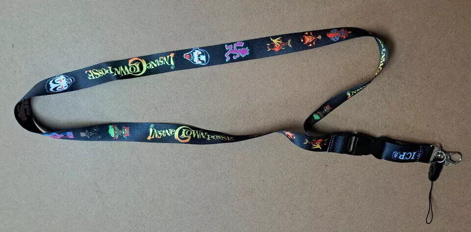 Brand new-ICP Insane Clown Posse Juggalo Lanyard Joker Card Keychain -Design #2