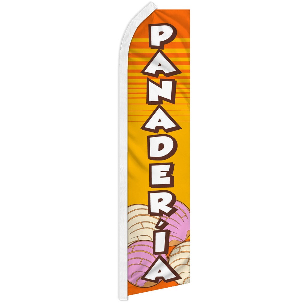 Panaderia Bakery Advertising Swooper Feather Flag - Eye-Catching Outdoor Signage for Bakeries, Cafes, and Food Businesses