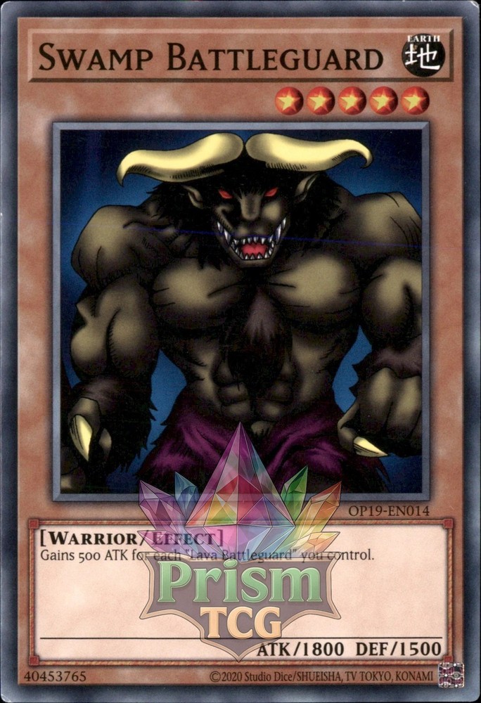 Swamp Battleguard OP19-EN014 Yugioh Rare Trading Card  