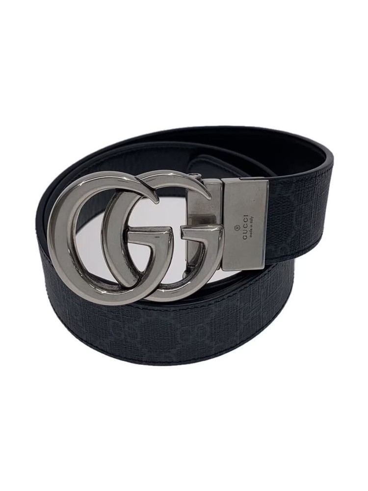GUCCI Belt -- NVY All-Over Print Men's 627055 Loop Missing
