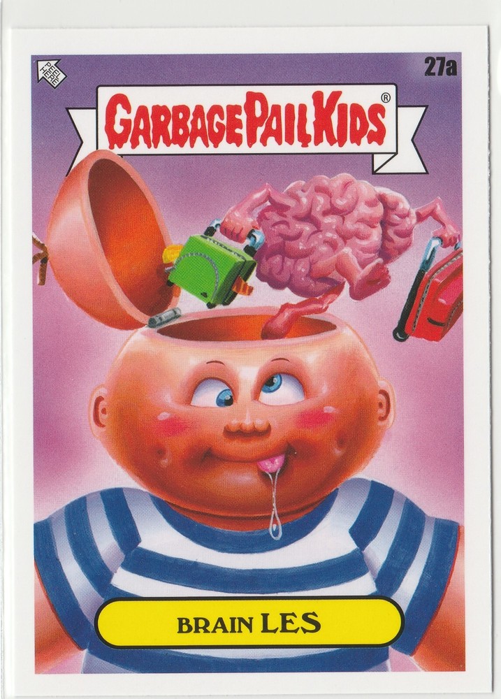 Brain Les #27a Garbage Pail Kids GPK 2021 Vacation Series Card