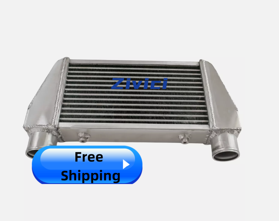 Universal 24x11x4 Aluminum Tube & Fin FMIC Intercooler for Turbo