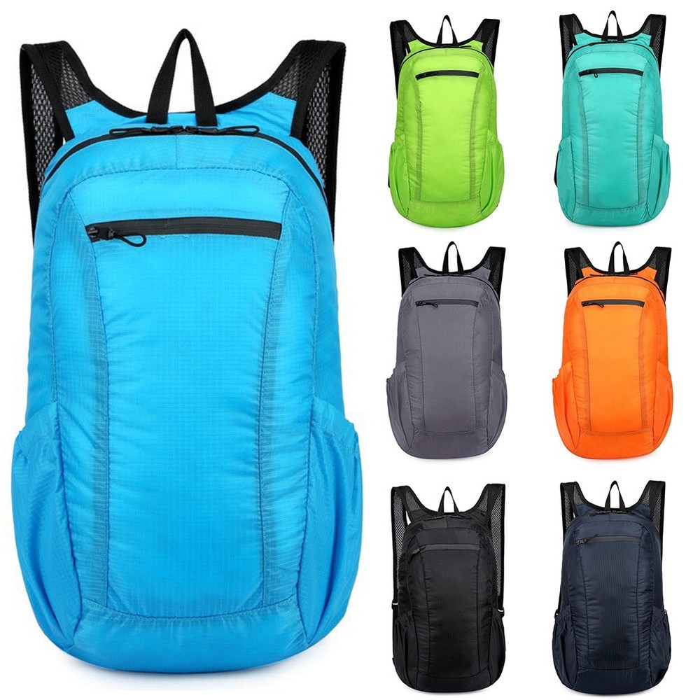 20L Waterproof Foldable Backpack for Camping Hiking Travel Gear