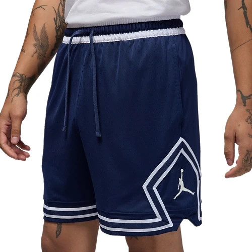 Jordan Sport Diamond Mesh Dri-Fit Men Shorts Size Medium Navy White HF9910-410