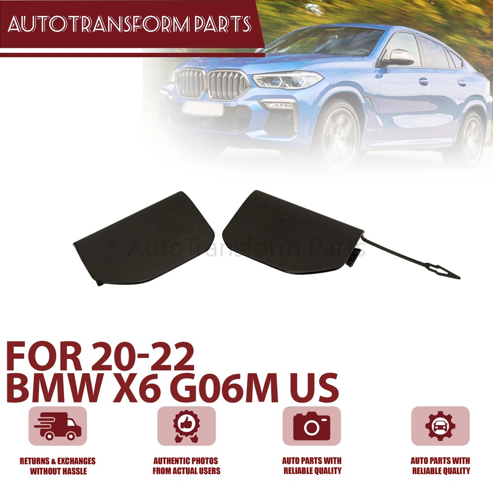 NEW Fits 2020-2022 BMW X6 G06M Bumper Cover Tow Hook Eye Cap 51118069949