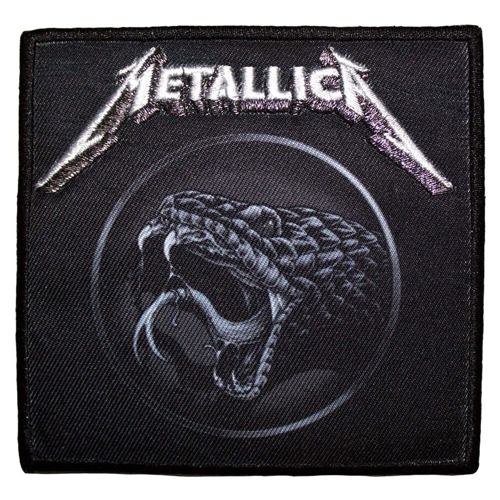 Metallica Black Album Poster Standard Printed Patch One Size