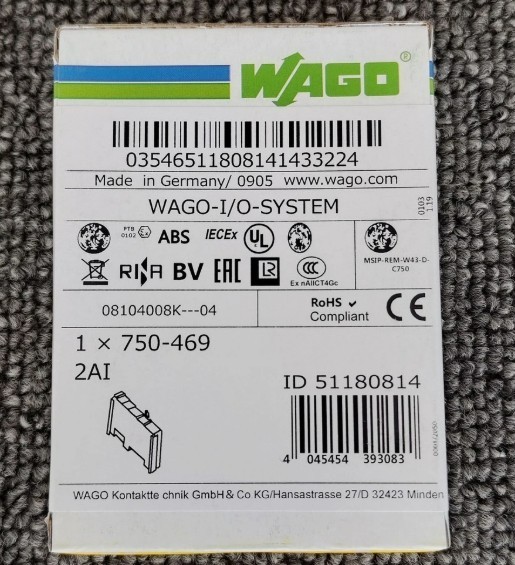 New In Box WAGO 750-469 PLC Module 750-469 750-469