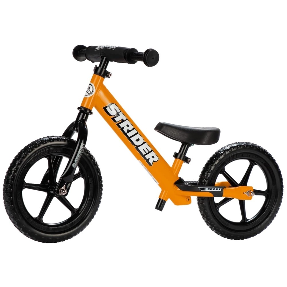 12 Inch Sport Balance Bike with Adjustable Seat and Safety Features for Kids 1-4 Years