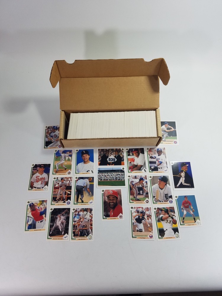 1991 Upper Deck MLB Baseball 1-700 Near Complete Card Set See List Exc Condition