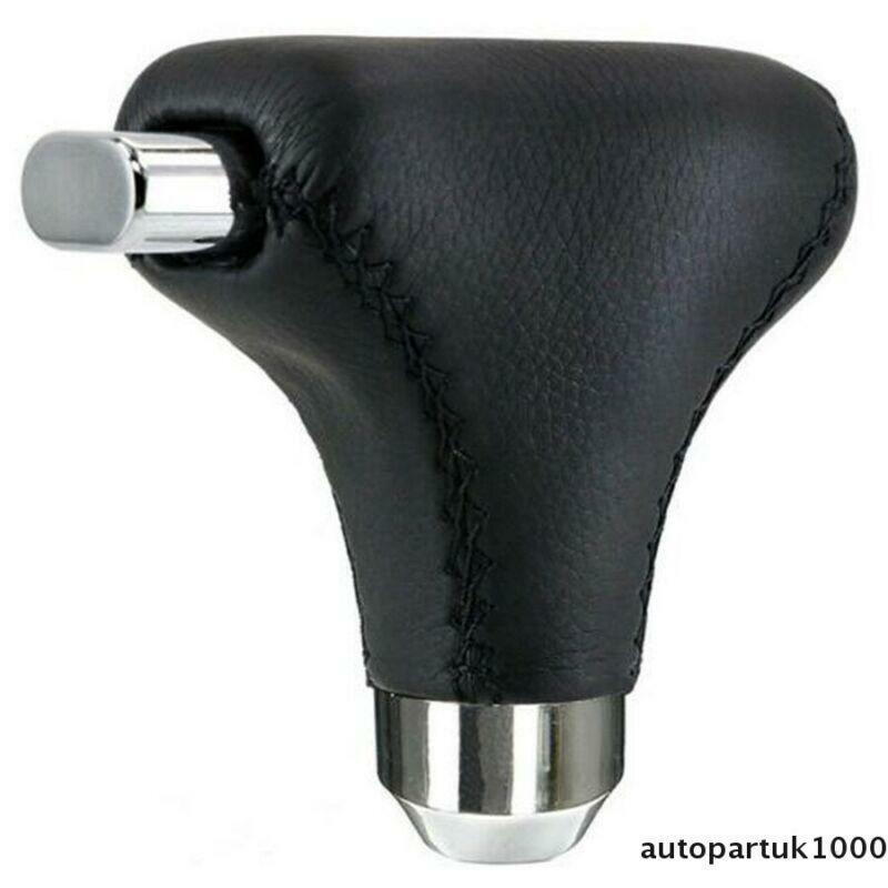 Automatic Gear Shift Knob Black PU Leather Shifter Handle Lever Stick Universal