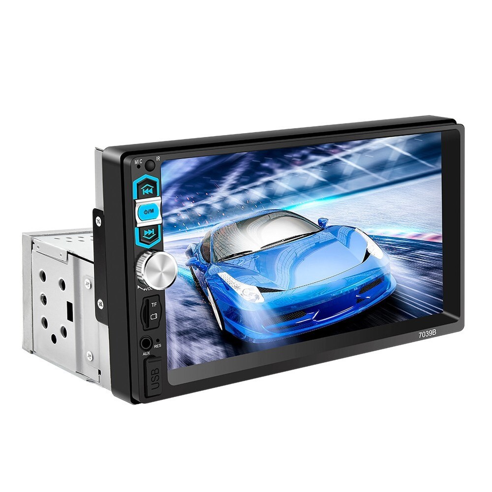 1DIN 7in Car Stereo Radio MP5 Player For Carplay BT Touch Screen Mirror Link