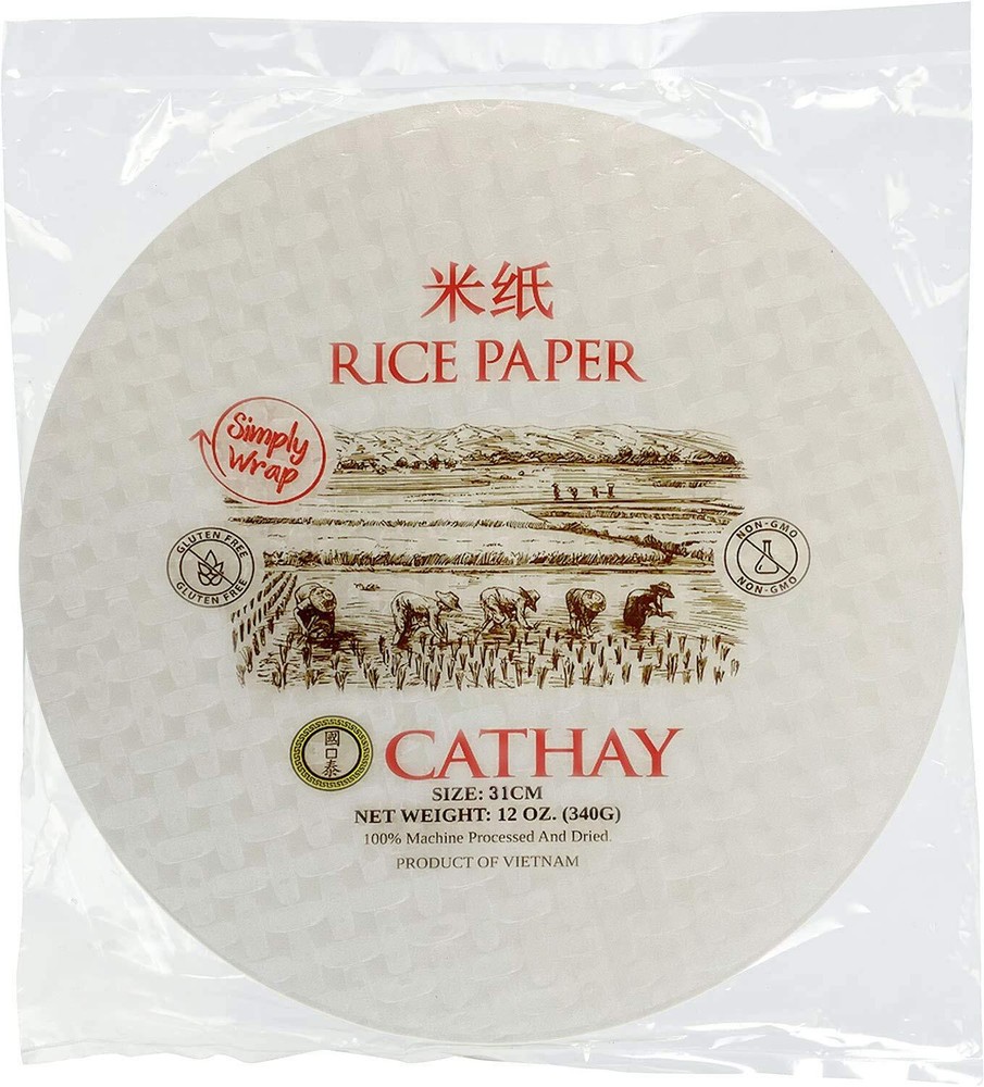 Cathay Fresh Spring Roll Rice Paper Wrappers, Rice Paper Wrappers for Fresh Low