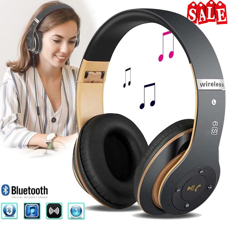 Wireless Bluetooth Headphones with Noise Cancellation Over Ear Stereo Headset