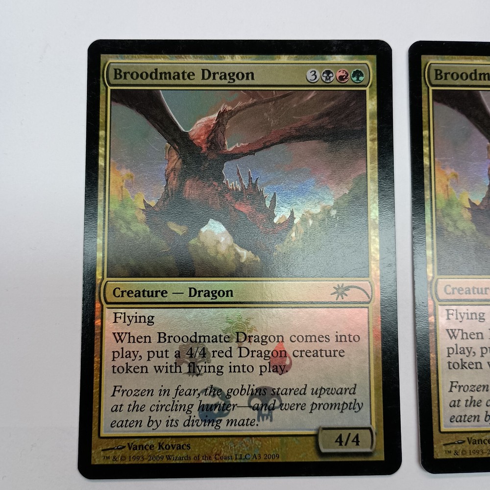MTG Broodmate Dragon FOIL x1 LP  Media Promos Magic the Gathering English