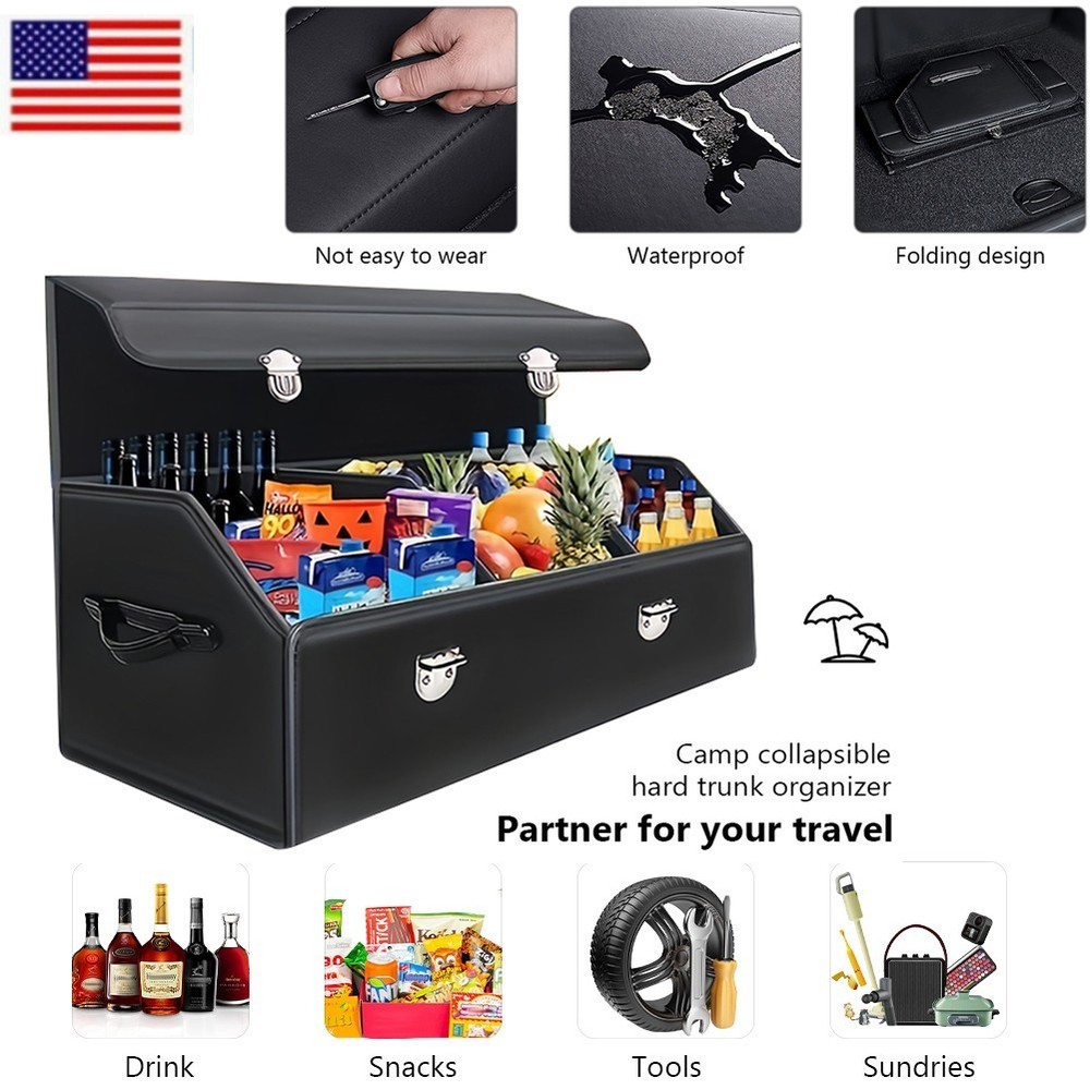 Waterproof Foldable Car Storage Organizer Box Auto Accessories