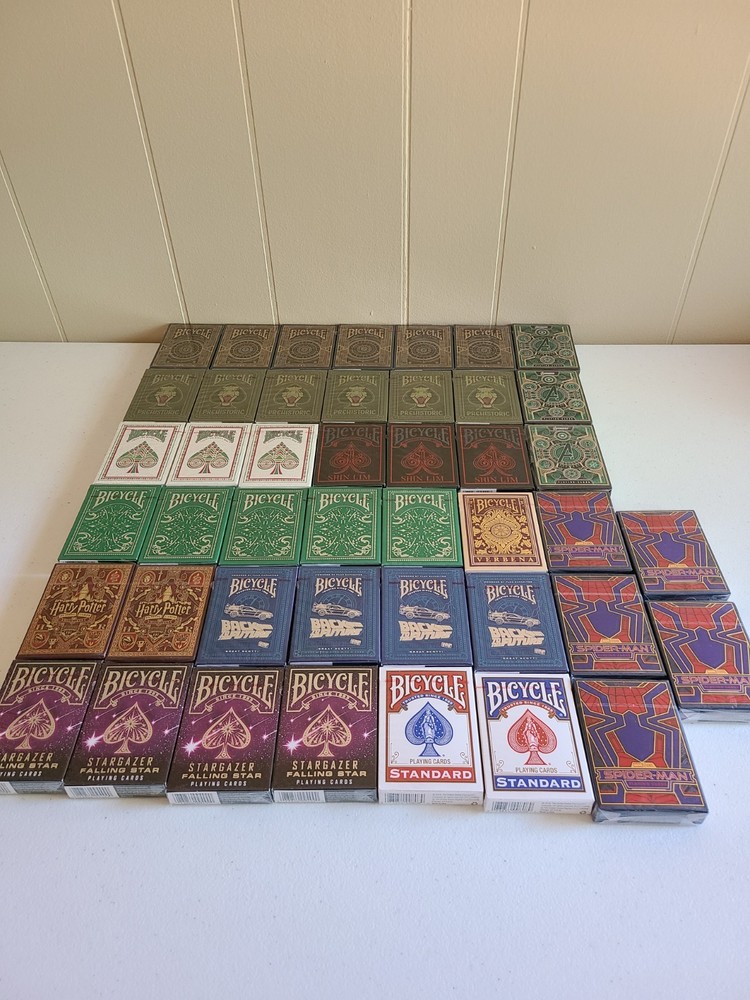 44 New Sealed Bicycle & Theory11 Playing Cards Bulk Lot