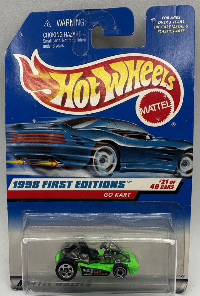 Hot Wheels Go Kart Die-Cast Hot Wheels 1998 First Editions #21 Of 40 Mattel