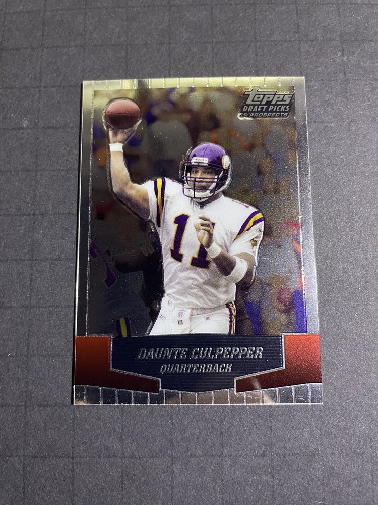 2004 Topps DPP Chrome Daunte Culpepper Card #42 - Minnesota Vikings