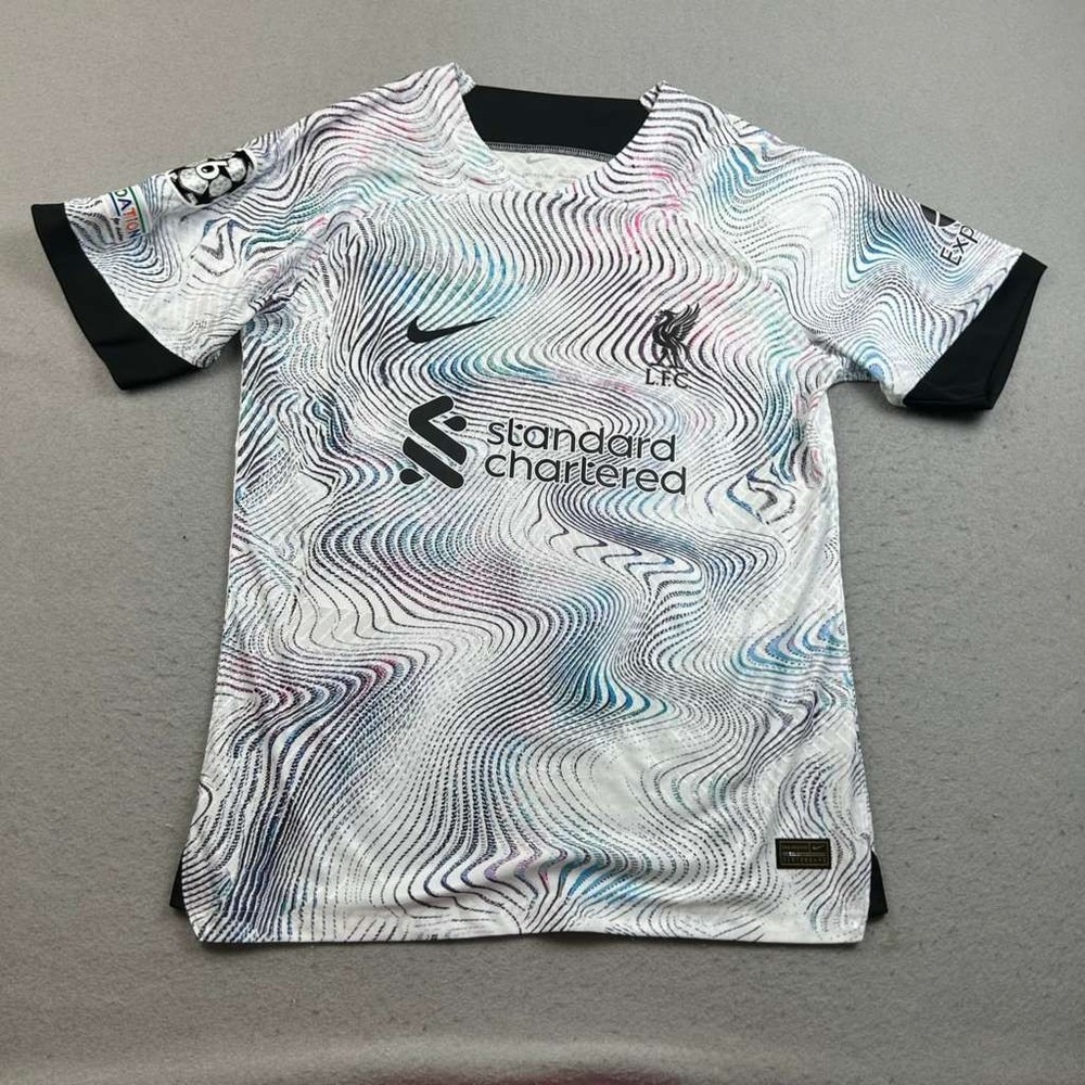 Nike Standard Chartered Shirt Mens 2XL White Black #27 Darwin Jersey Activewear