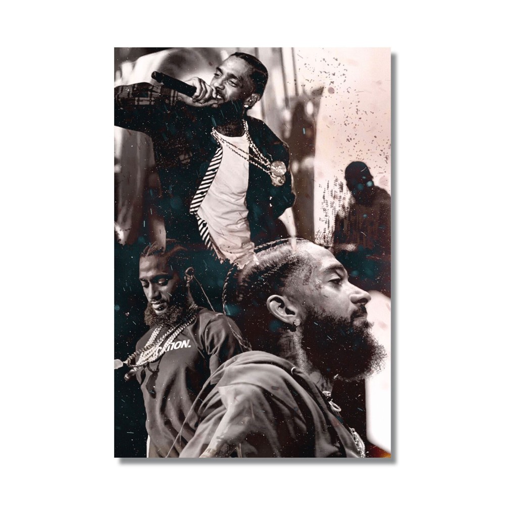 Nipsey Hussle Inspirational Wall Art Poster - Premium Quality Print for Fans, Home, or Office Decor - Celebrate the Legacy of a Hip-Hop Icon