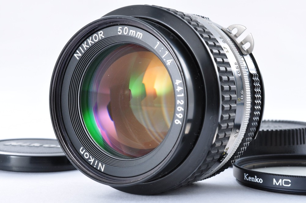 Nikon Ai NIKKOR 50mm F/1.4 MF Standard Lens [Near MINT] From Japan #10038